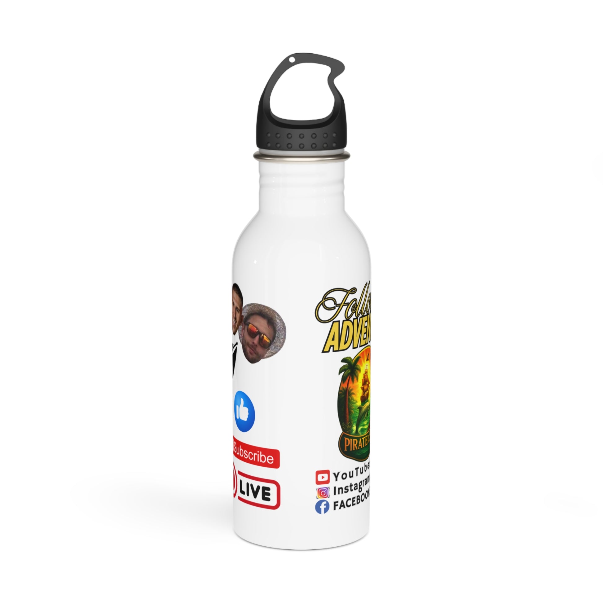 Adventure-Themed Stainless Steel Water Bottle, Travel Hydration Bottle, Eco-Friendly Gift, Outdoor Enthusiast Gear, Unique [...]
