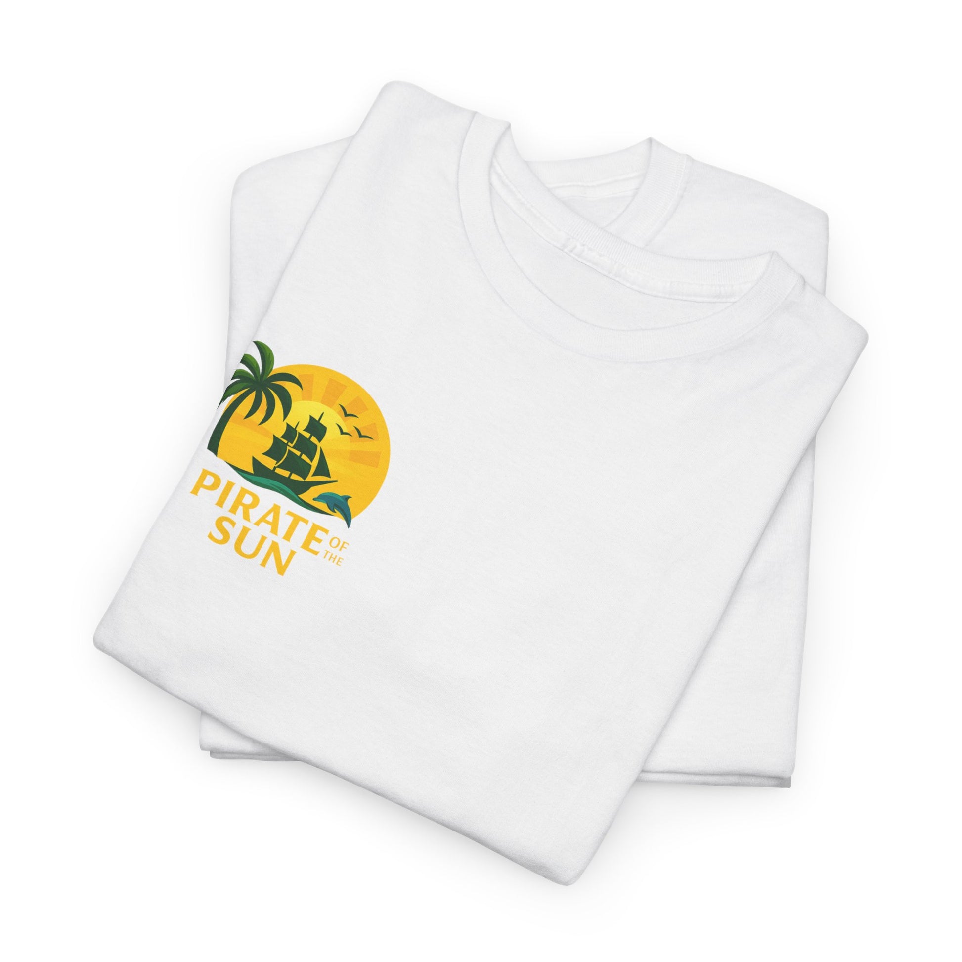 Tropical Pirate Graphic Tee, Summer Vibe Shirt, Beachwear, Gift for Adventure Lovers, Casual Wear
