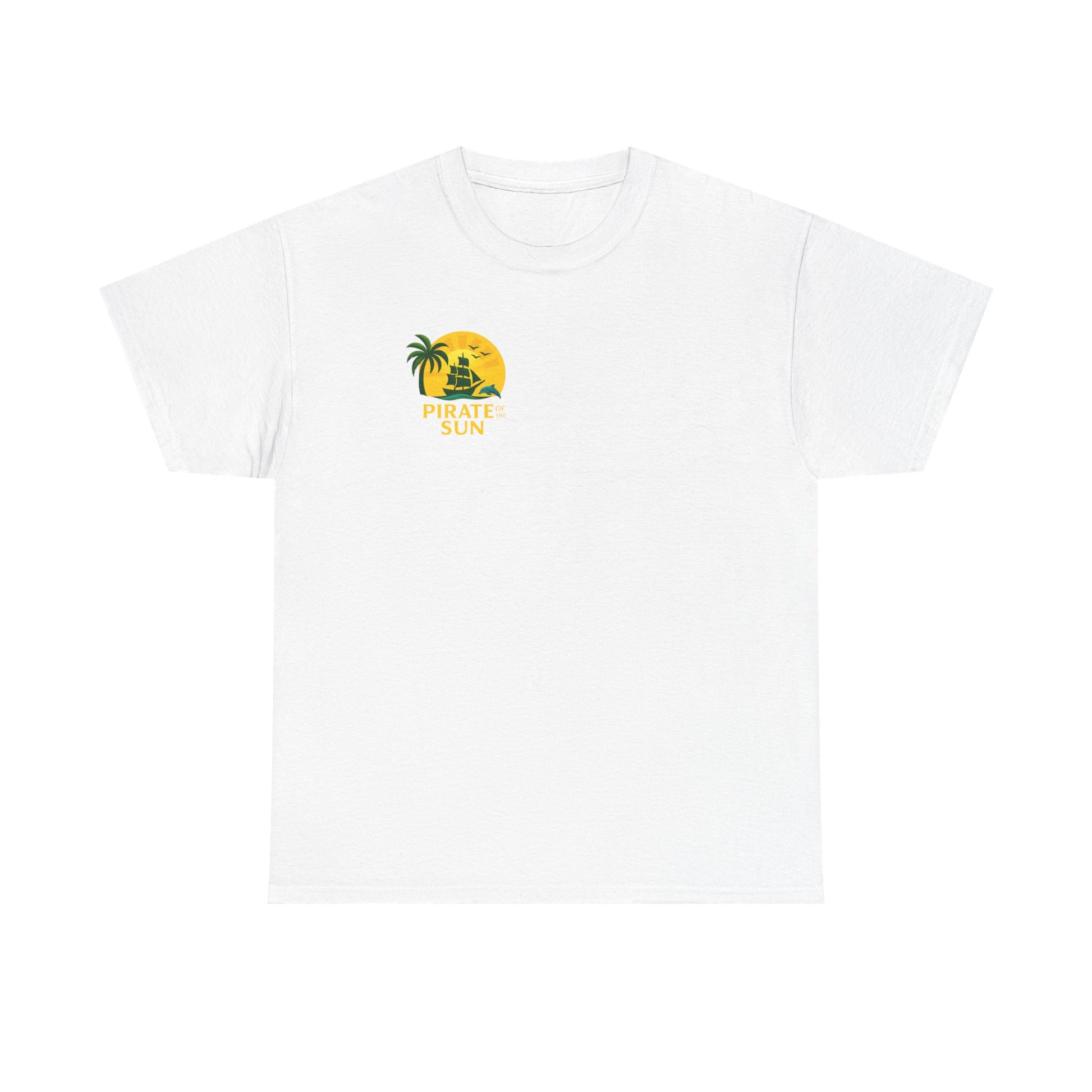 Tropical Pirate Graphic Tee, Summer Vibe Shirt, Beachwear, Gift for Adventure Lovers, Casual Wear