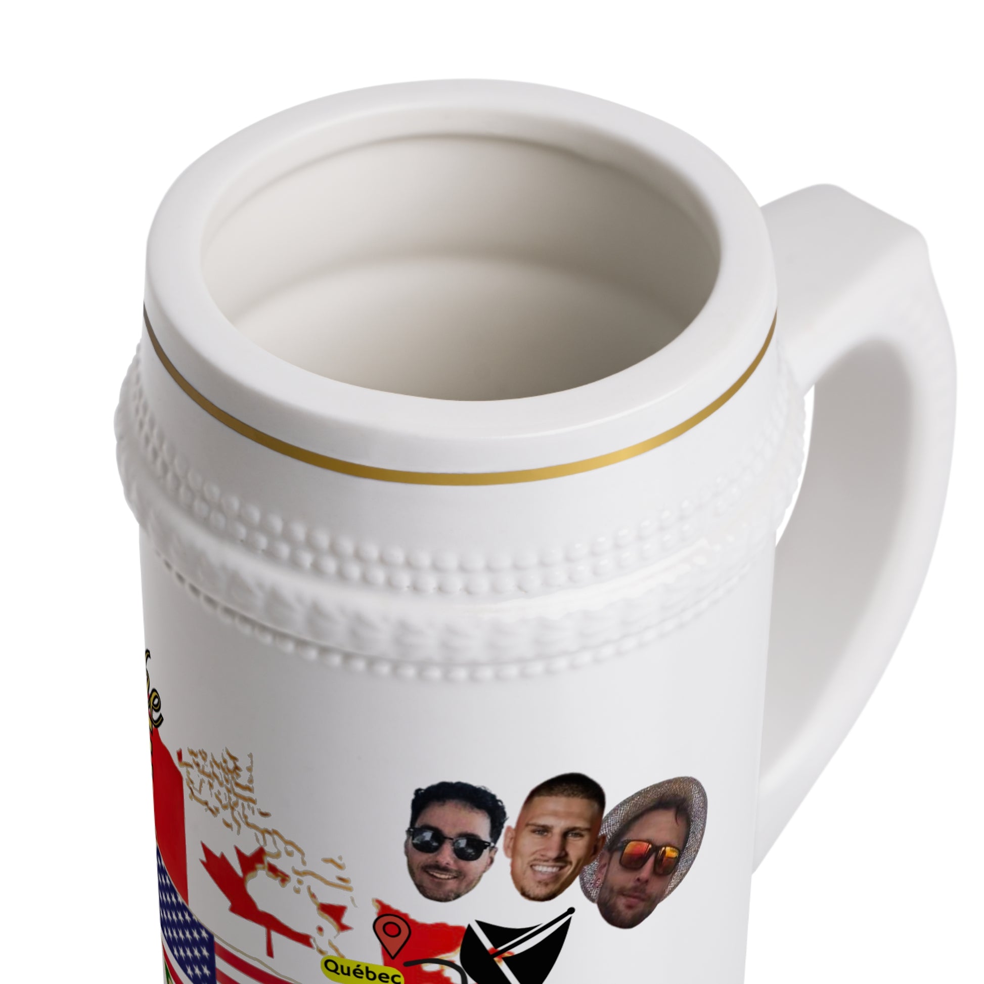 Adventure Stein Mug - Perfect for Travel Lovers, Gift for Explorers, Beer Mug, Travel Souvenir, Follow the Adventure
