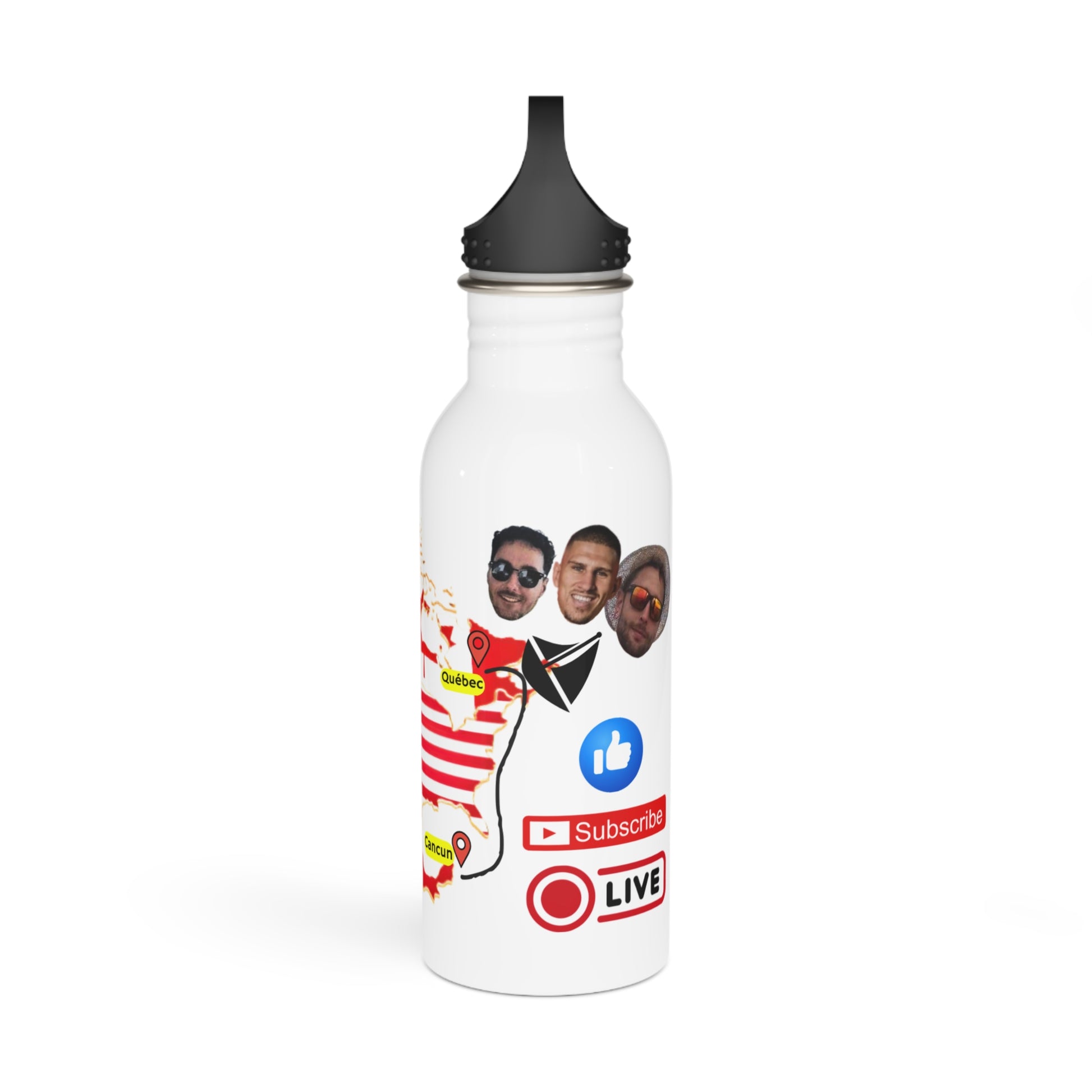 Adventure-Themed Stainless Steel Water Bottle, Travel Hydration Bottle, Eco-Friendly Gift, Outdoor Enthusiast Gear, Unique [...]
