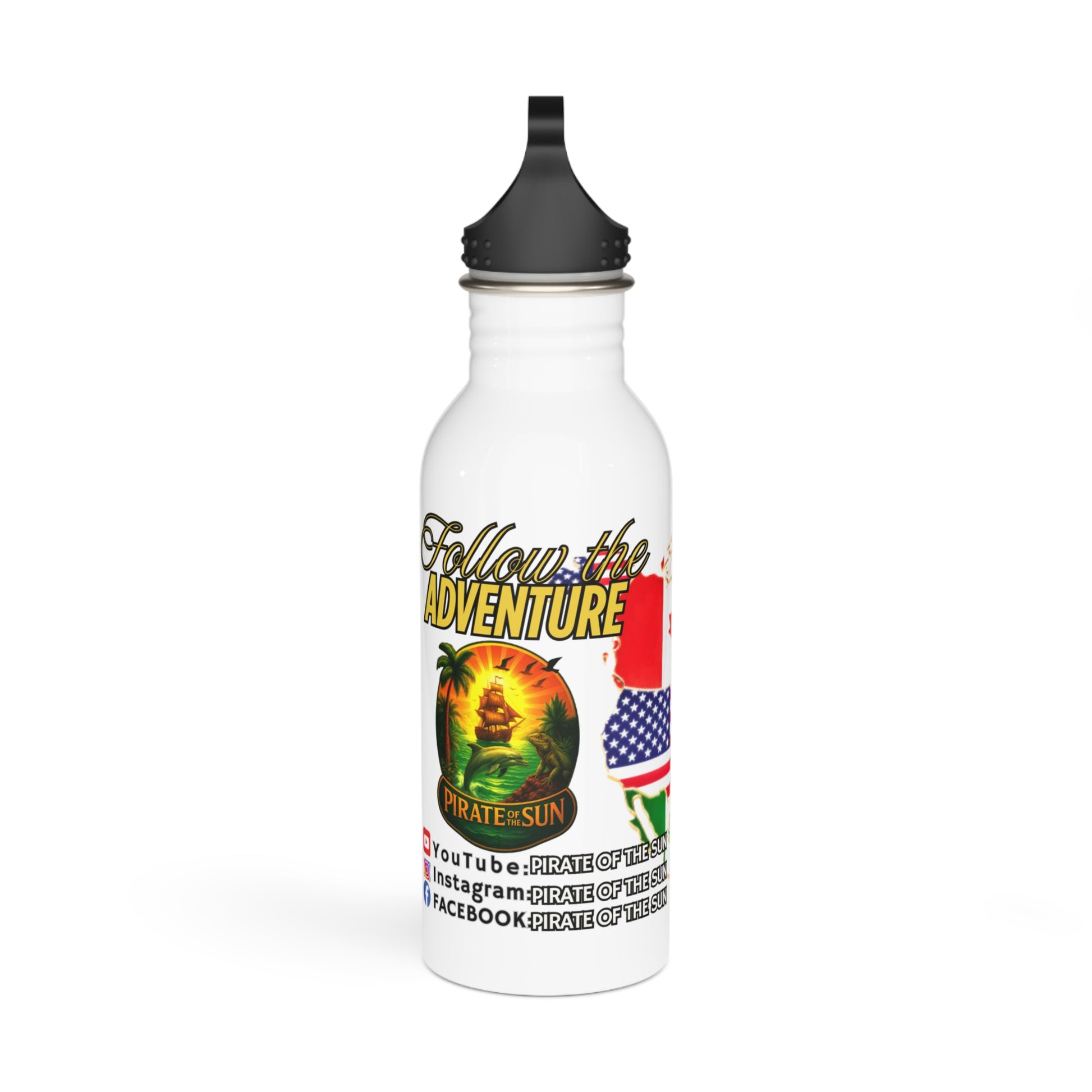 Adventure-Themed Stainless Steel Water Bottle, Travel Hydration Bottle, Eco-Friendly Gift, Outdoor Enthusiast Gear, Unique [...]