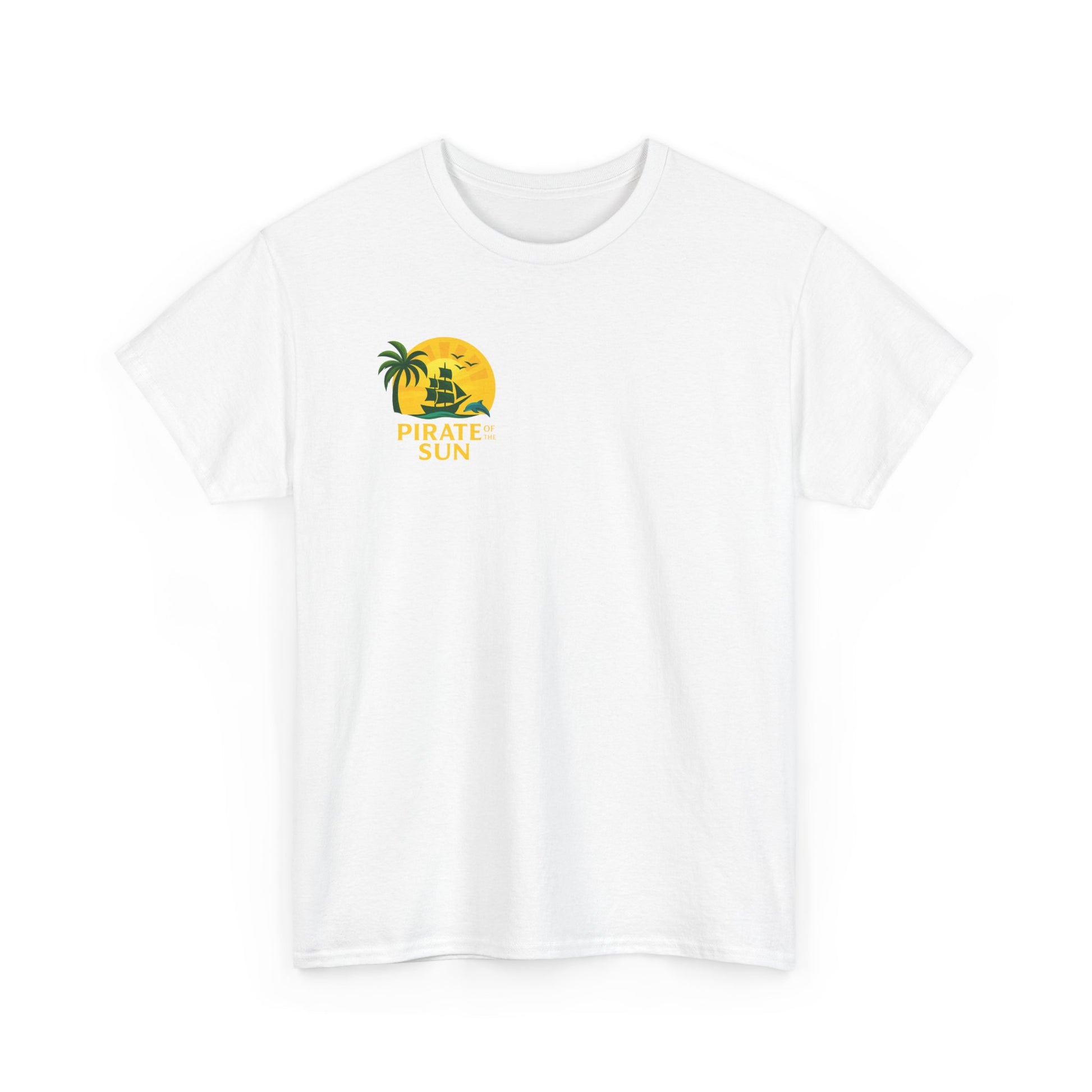 Tropical Pirate Graphic Tee, Summer Vibe Shirt, Beachwear, Gift for Adventure Lovers, Casual Wear