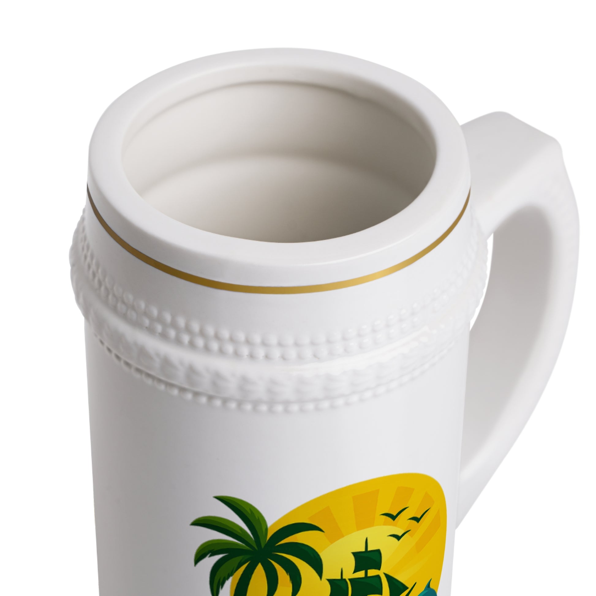 Pirate Themed Stein Mug - Perfect for Parties, Gifts, Collectibles, or Summer Celebrations, Nautical Drinkware, Unique Decor