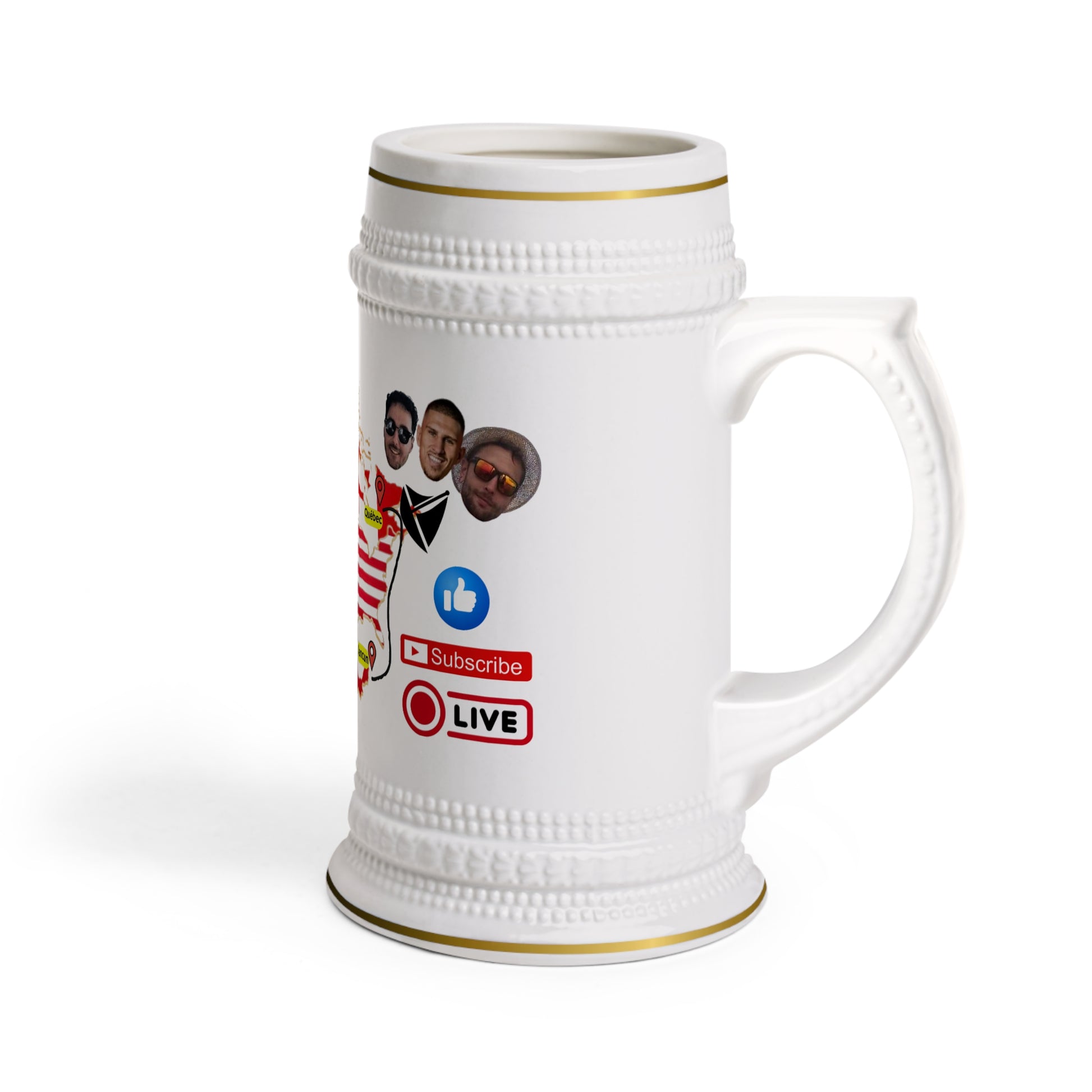 Adventure Stein Mug - Perfect for Travel Lovers, Gift for Explorers, Beer Mug, Travel Souvenir, Follow the Adventure