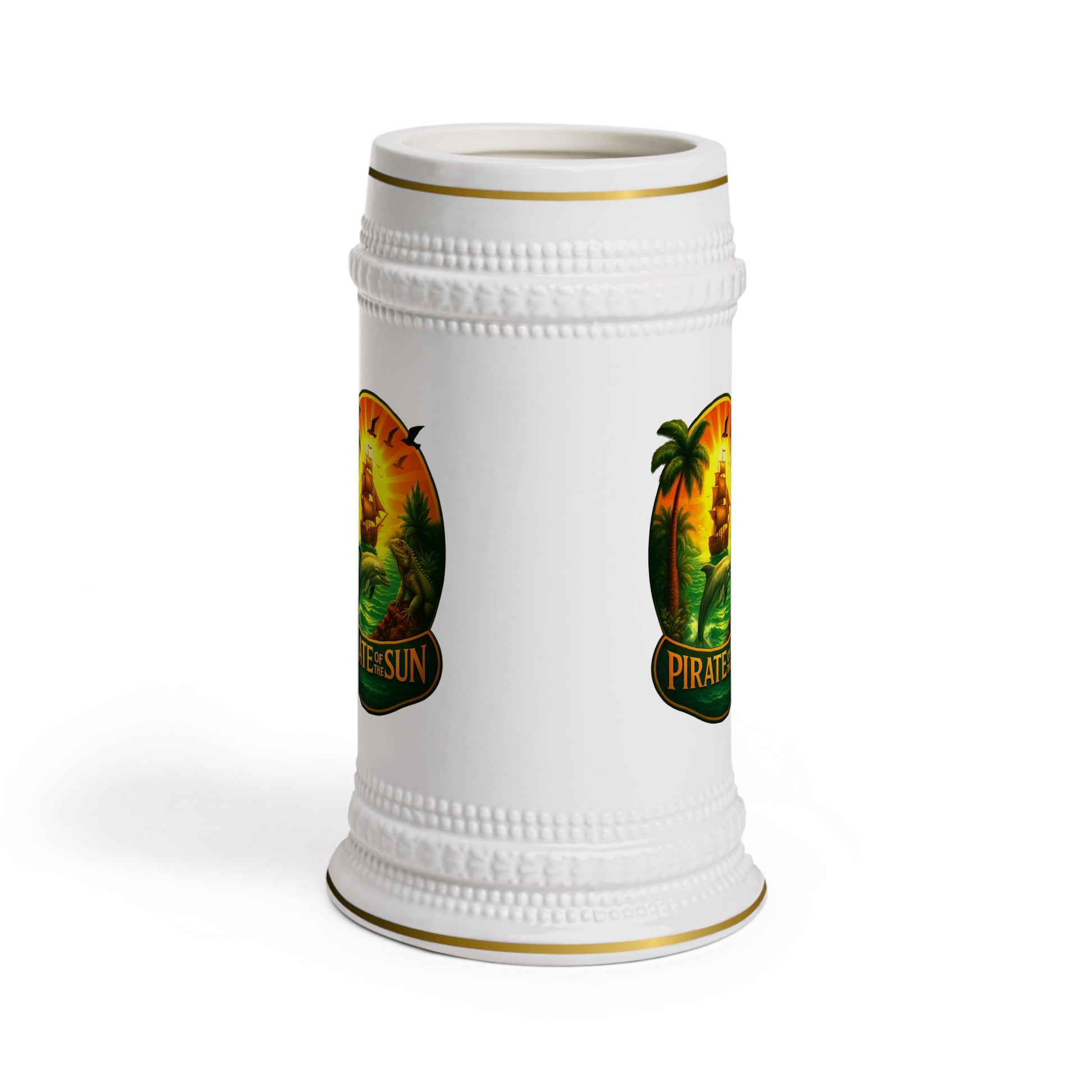 Pirate-Themed Stein Mug | Fun Gift for Treasure Hunters, Perfect for Parties, Holidays, or Collectors